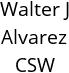 Walter J Alvarez CSW