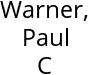 Warner, Paul C