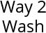 Way 2 Wash