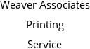 Weaver Associates Printing Service