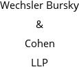 Wechsler Bursky & Cohen LLP