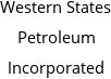 Western States Petroleum Incorporated