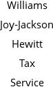 Williams Joy-Jackson Hewitt Tax Service