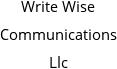 Write Wise Communications Llc