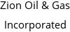 Zion Oil & Gas Incorporated